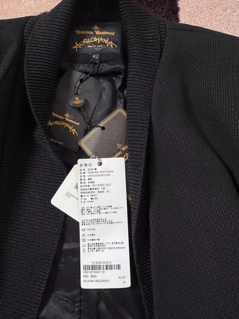 Vivienne Westwood Vivienne Westwood size42 Black waistband sleeve design thic Size S / US 4 / IT 40 - 5 Thumbnail