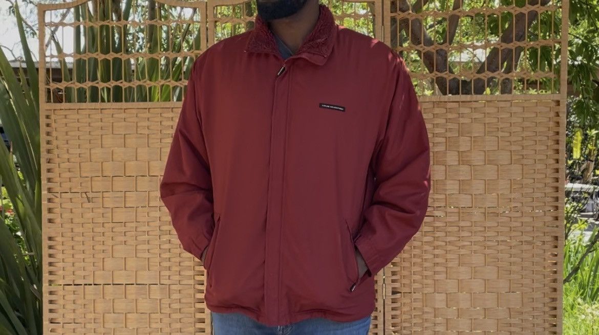 Japanese Brand × Vintage Vintage Louis Valentino Red Jacket – Fleece Lined Size US M / EU 48-50 / 2 - 1 Thumbnail