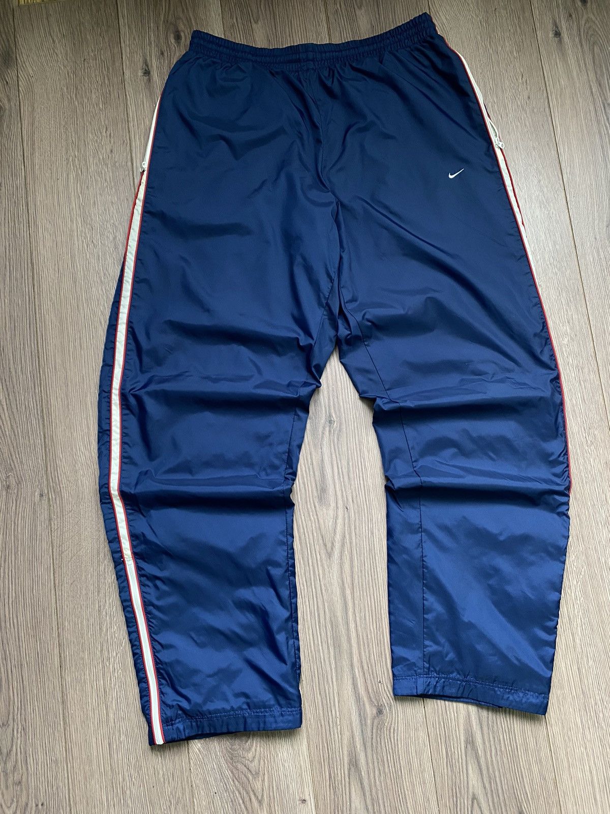 Nike × Vintage Vintage Nike 90’s Nylon Blue Pants Men’s Size M Size US 34 / EU 50 - 2 Thumbnail