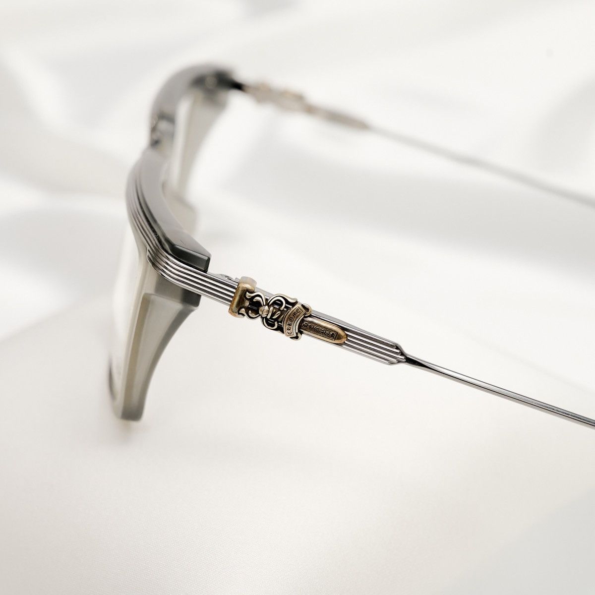 Chrome Hearts CHROME HEARTS TRYDIXAGAIN MATTE GRAY GLASSES Size ONE SIZE - 3 Thumbnail