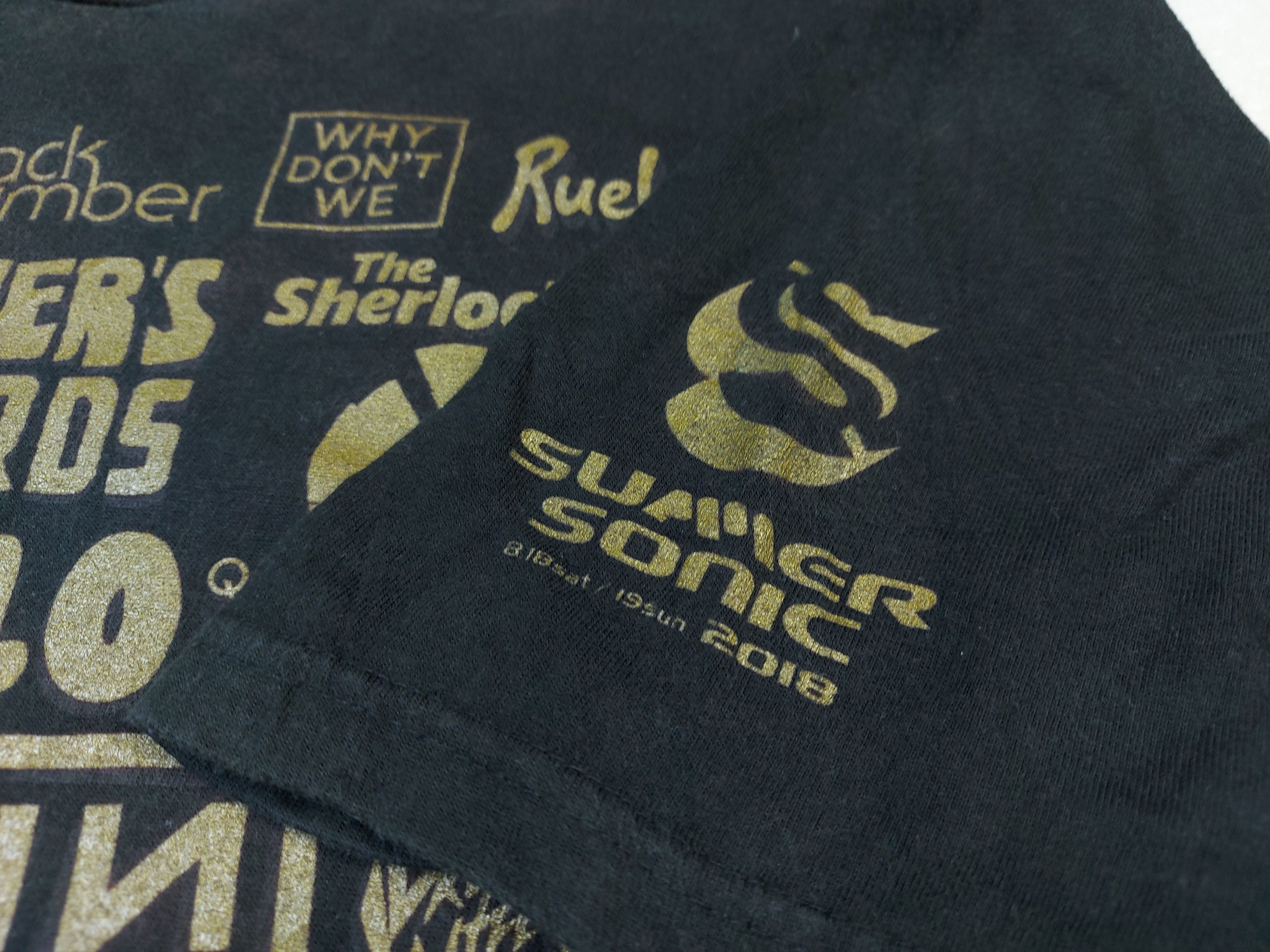 Band Tees × Japanese Brand Summer Sonic Music Festival 2018 Japan Double-Sided TEE Size US L / EU 52-54 / 3 - 6 Thumbnail
