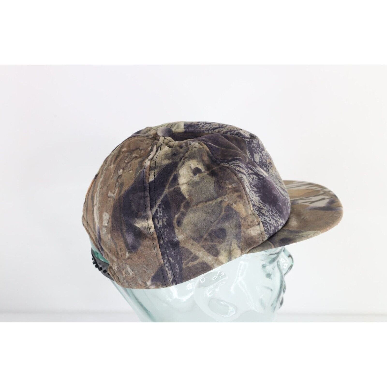 Vintage Vintage 80s Streetwear Camouflage Short Bill Hunting Hat Size ONE SIZE - 4 Thumbnail