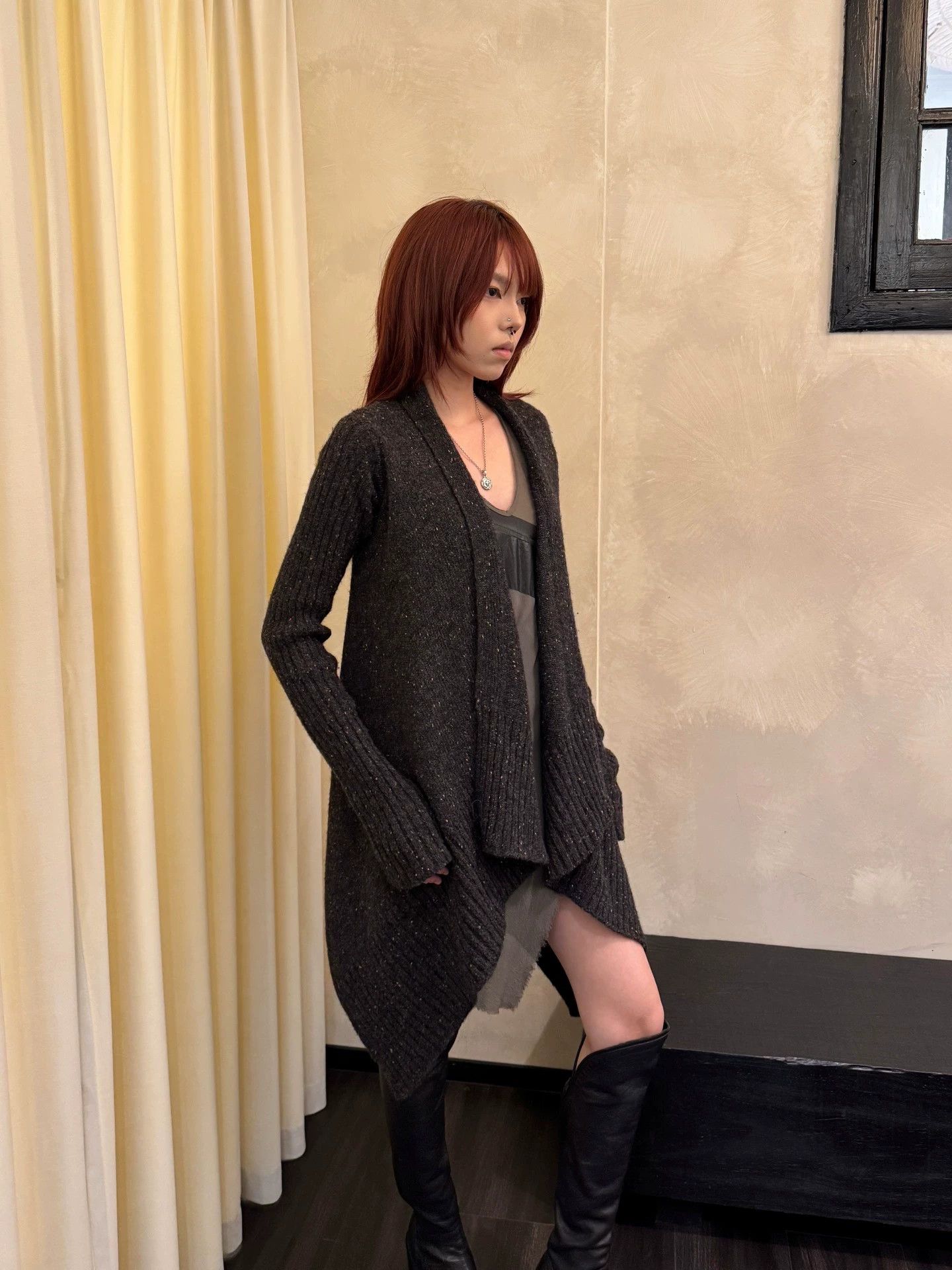 Rick Owens Rick Owens 2012 Alpaca Irregular Hem Cardigan XS Size XS / US 0-2 / IT 36-38 - 2 Thumbnail