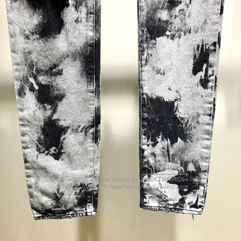 Saint Laurent Paris Saint Laurent Paris Splashed Ink Design Jeans Size US 31 - 4 Thumbnail