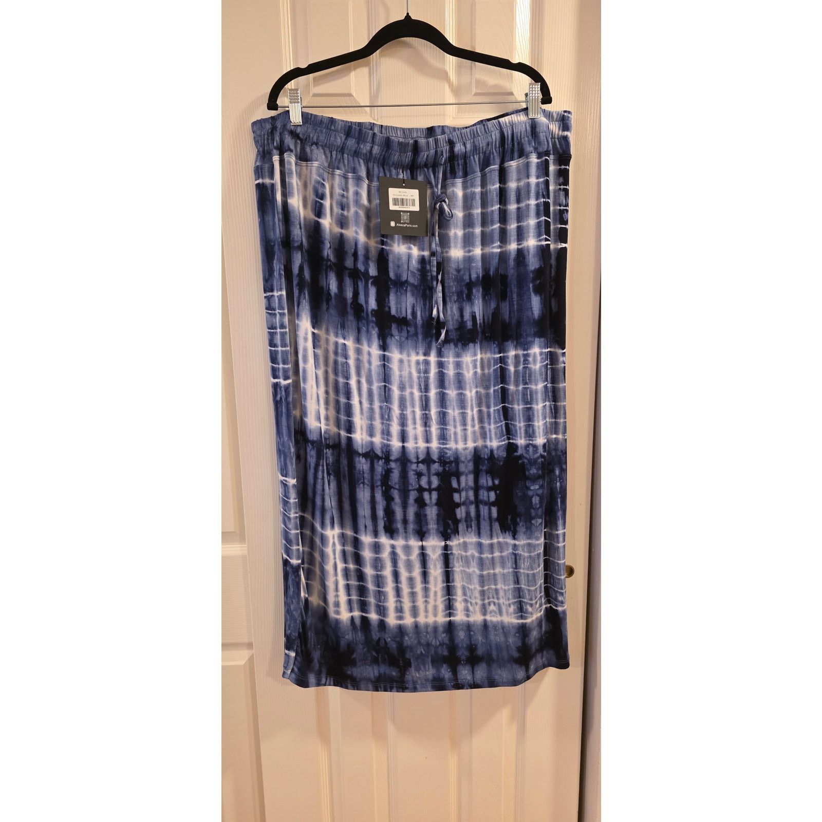 Other Aleeza Paris Blue Tie Dye Skirt Size 4x NWT Size 42" / US 20 - 4 Thumbnail