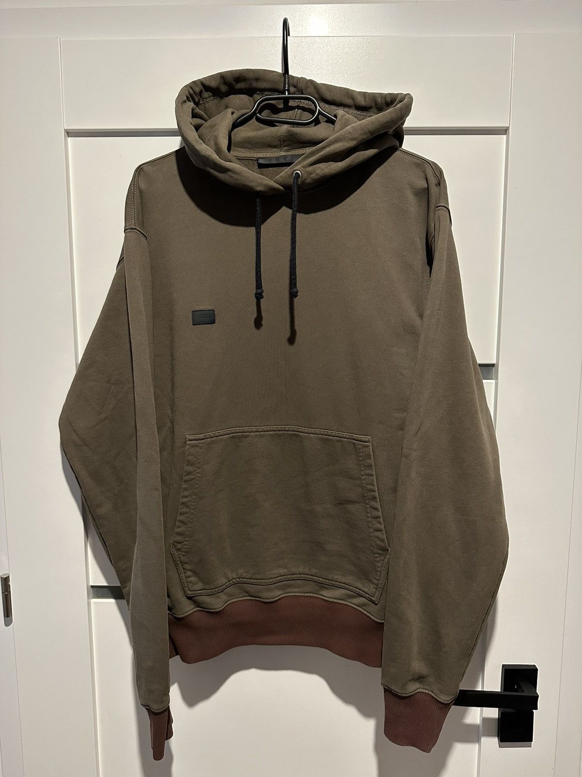 Helmut Lang Helmut Lang Khaki Combo Hoodie Olive Size US S / EU 44-46 / 1 - 1 Thumbnail