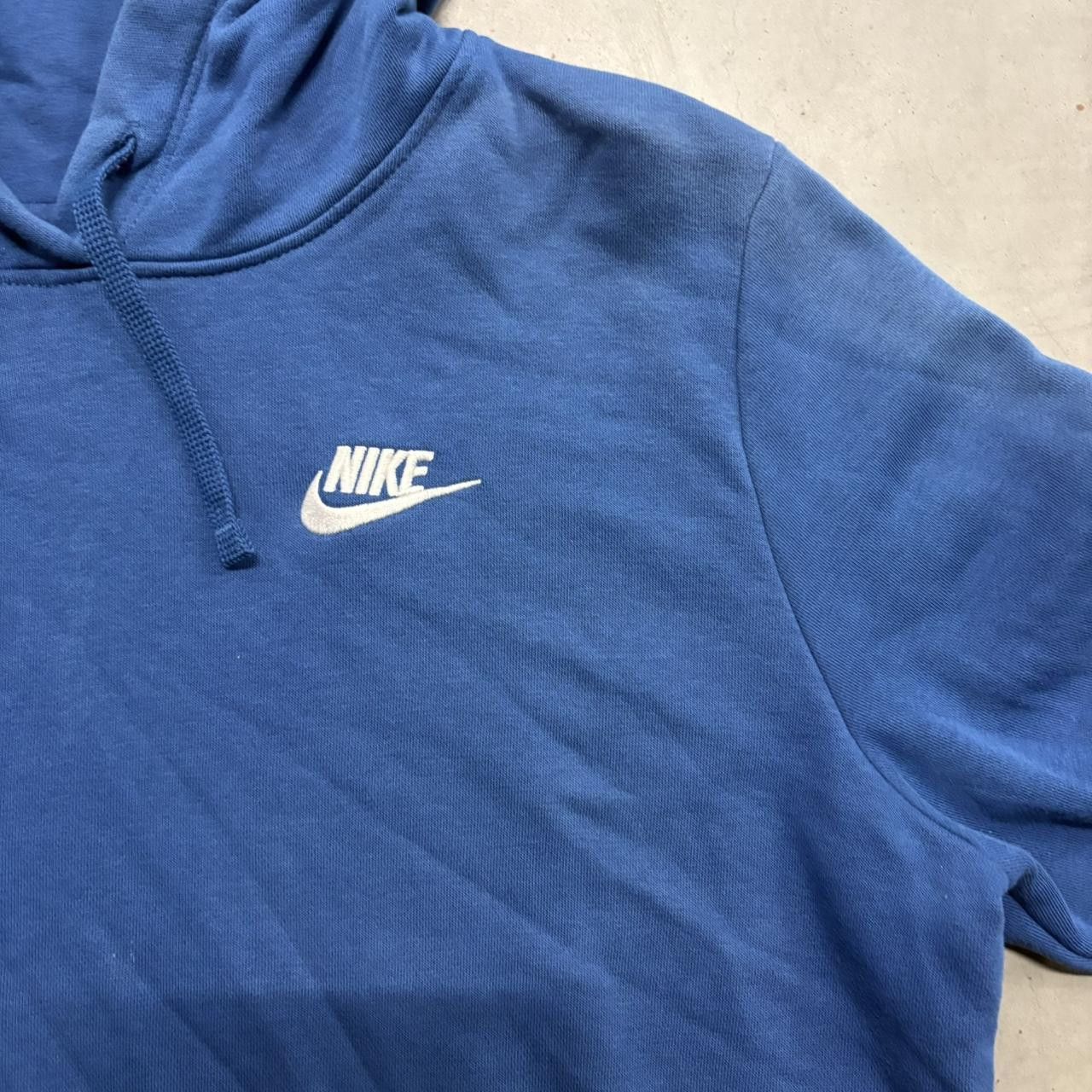 Nike Crazy Vintage Y2K/2000s Nike Blue Streetwear Hoodie! Size US S / EU 44-46 / 1 - 2 Thumbnail