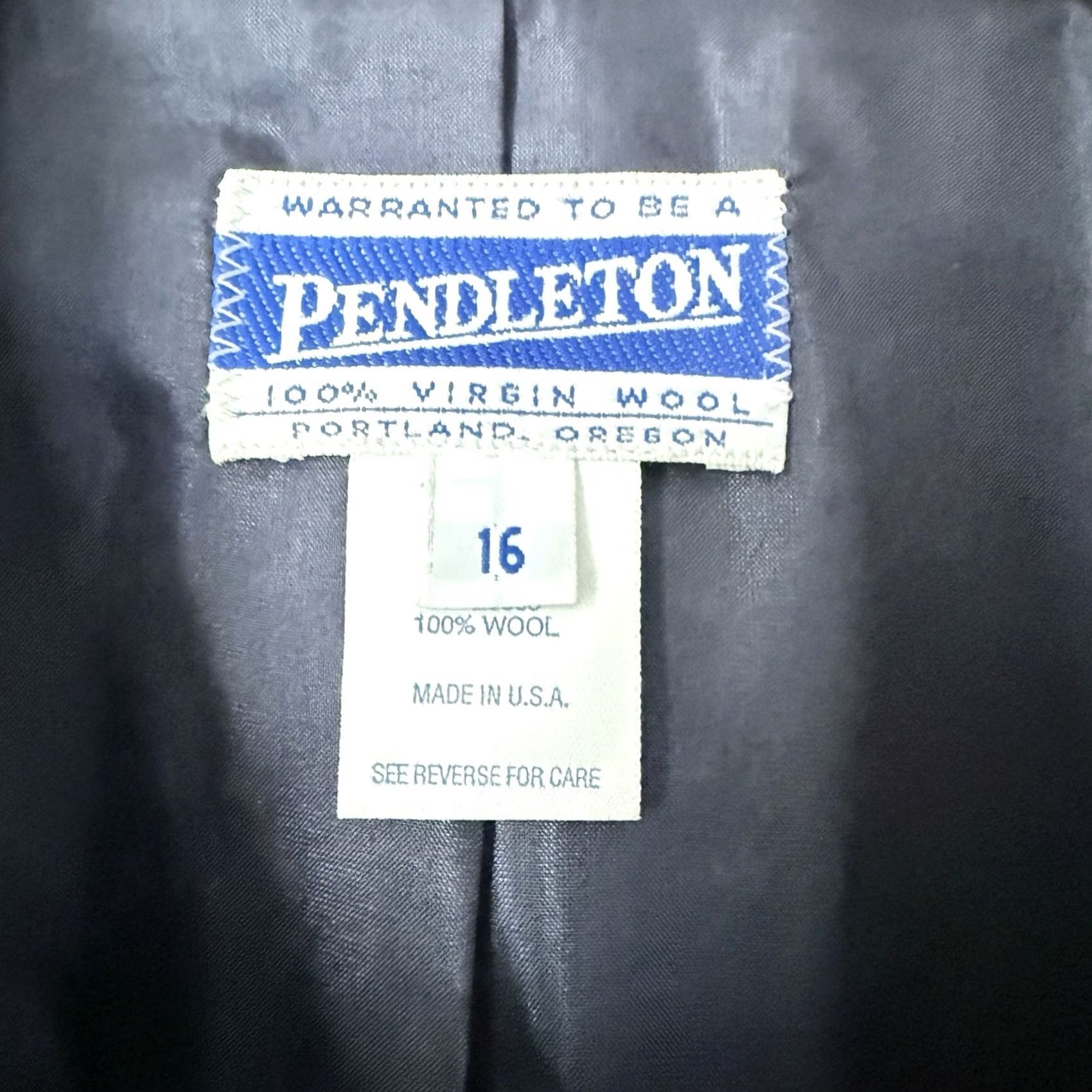 Pendleton VTG Pendleton Blazer Jacket Womens Size 16 Red/Blue/Green Plaid Wool 90s USA Size XXL / US 16-18 / IT 52-54 - 2 Thumbnail