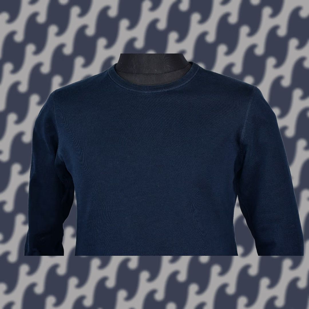 Reigning Champ Reigning Champ Pullover Sweatshirt Mens M Blue Cotton Crew Neck (Long Sleeve) Classic Regular Fit Shirt? Size US M / EU 48-50 / 2 - 1 Thumbnail