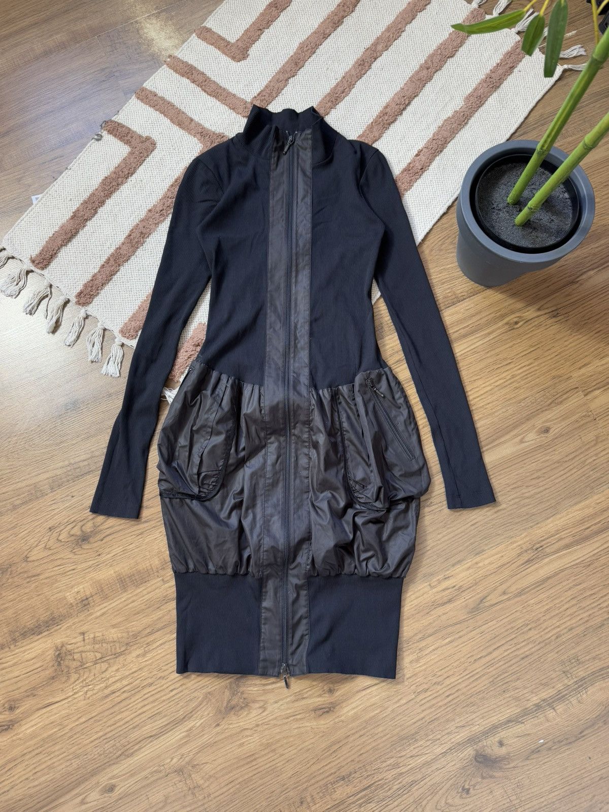 Vintage VINTAGE AVANT GARDE FULL ZIP UP MAXI DRESS Size S / US 4 / IT 40 - 3 Thumbnail