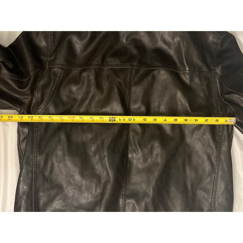 Levi's Levi's Faux Leather Sherpa Military Bomber Jacket W/ Hood Size US M / EU 48-50 / 2 - 9 Thumbnail