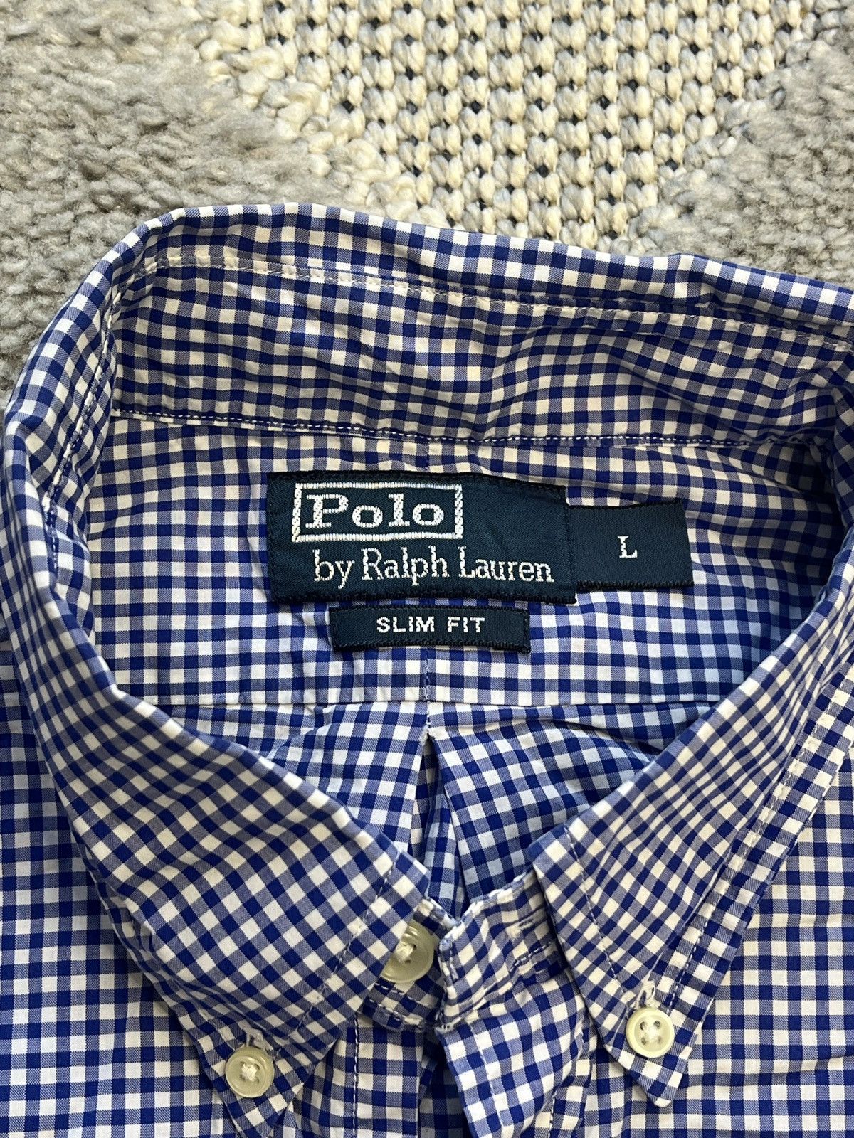 Polo Ralph Lauren × Ralph Lauren × Vintage POLO RALPH LAUREN VINTAGE LONG SLEEVE SHIRT Size US L / EU 52-54 / 3 - 3 Thumbnail