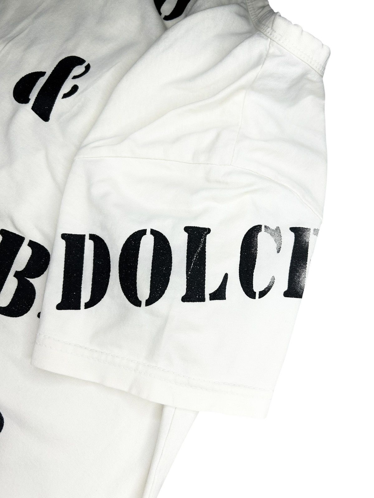 Dolce & Gabbana 00s Stencil T-Shirt Size M / US 6-8 / IT 42-44 - 6 Thumbnail