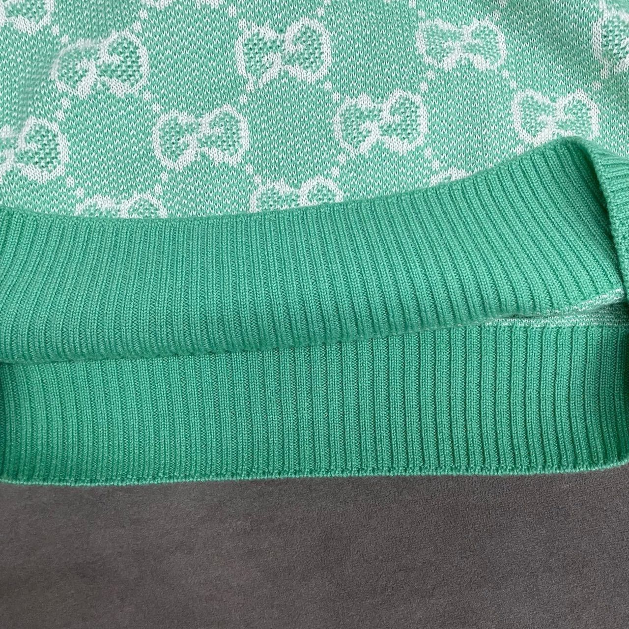 Gucci Gucci Green full-print knitted sweater 2501-Nextarrow Size US S / EU 44-46 / 1 - 3 Thumbnail