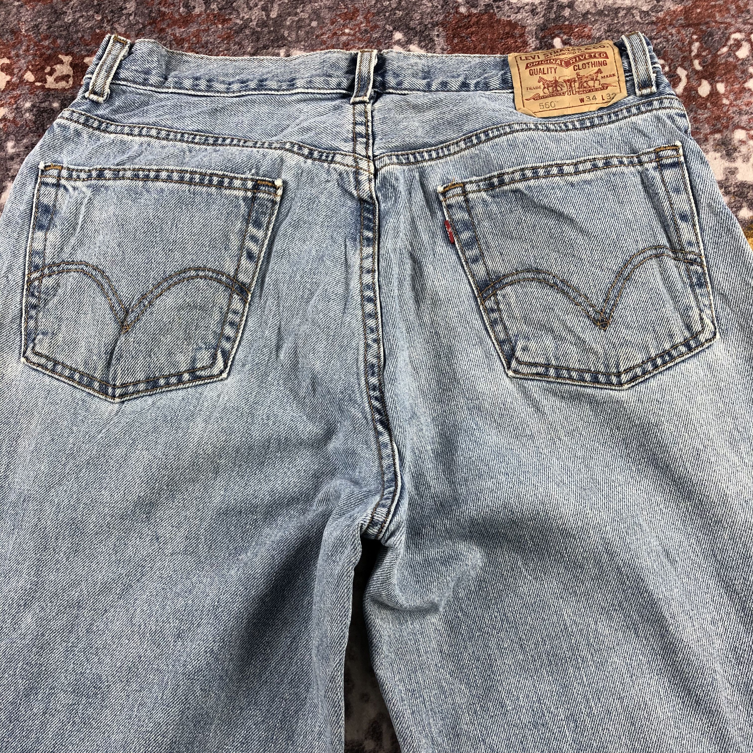 Levi's × Vintage Vintage Blue Wash Levis 560 Jeans-JM3142 Size US 34 / EU 50 - 4 Thumbnail