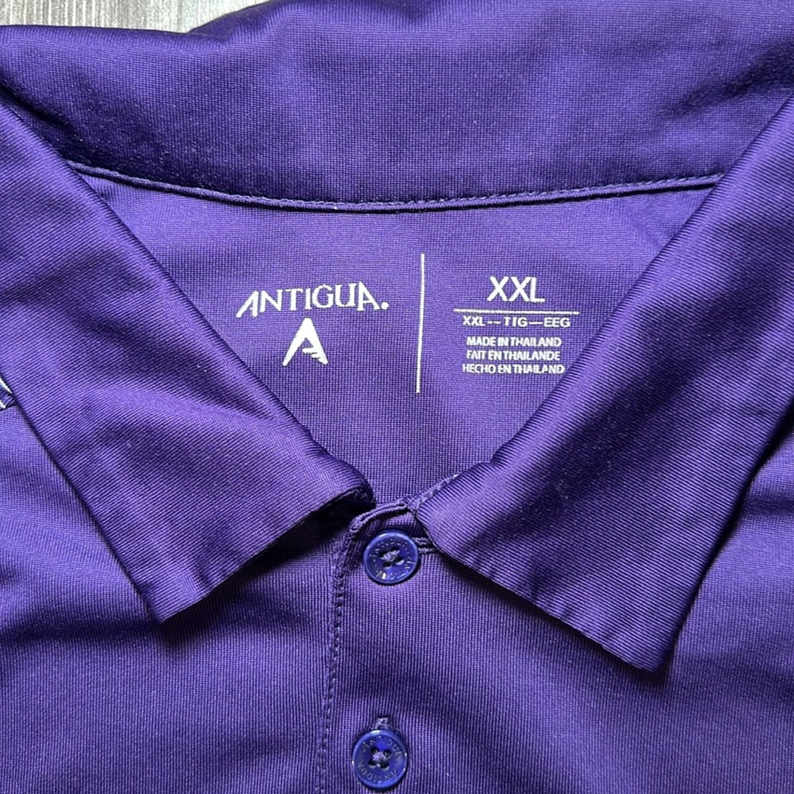 Antigua LSU Tigers Antigua Polo - 2XL Size US XXL / EU 58 / 5 - 6 Thumbnail