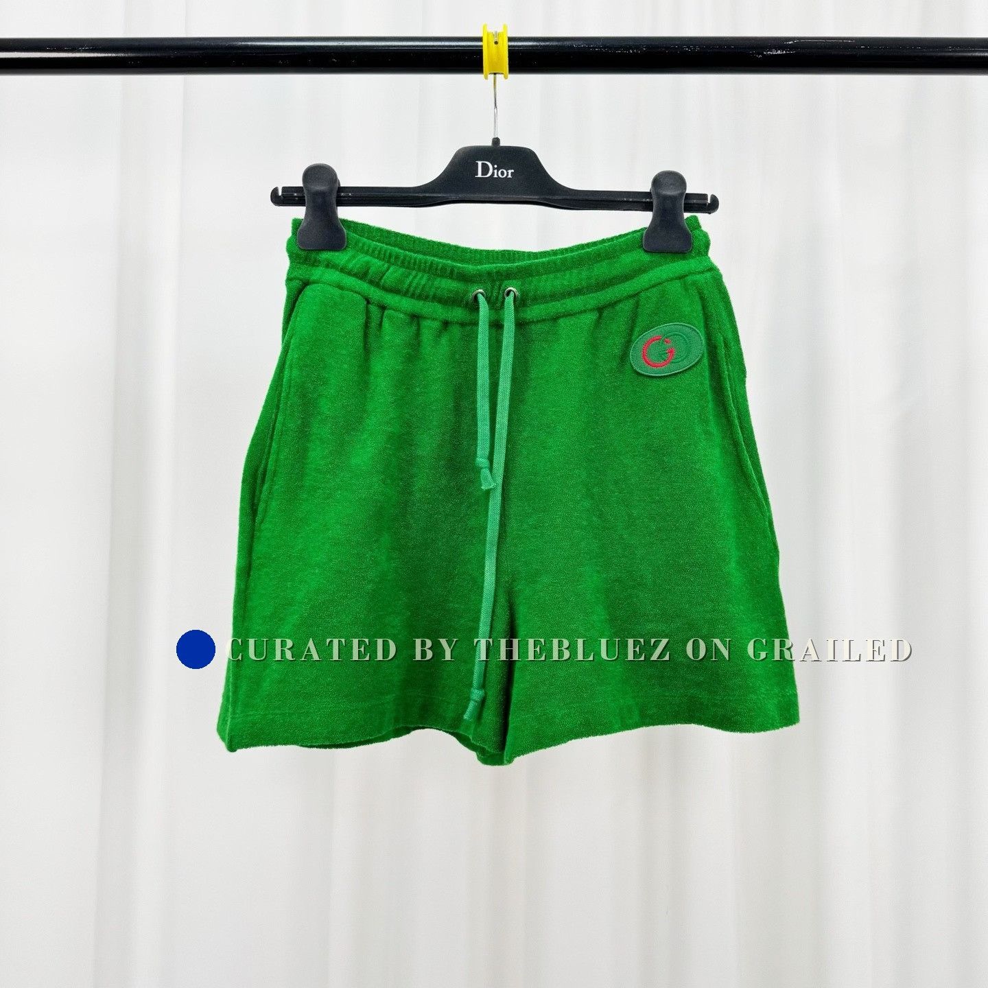 Gucci Gucci Double G Embroidered Terry Shorts Size US 26 / EU 42 - 1 Thumbnail