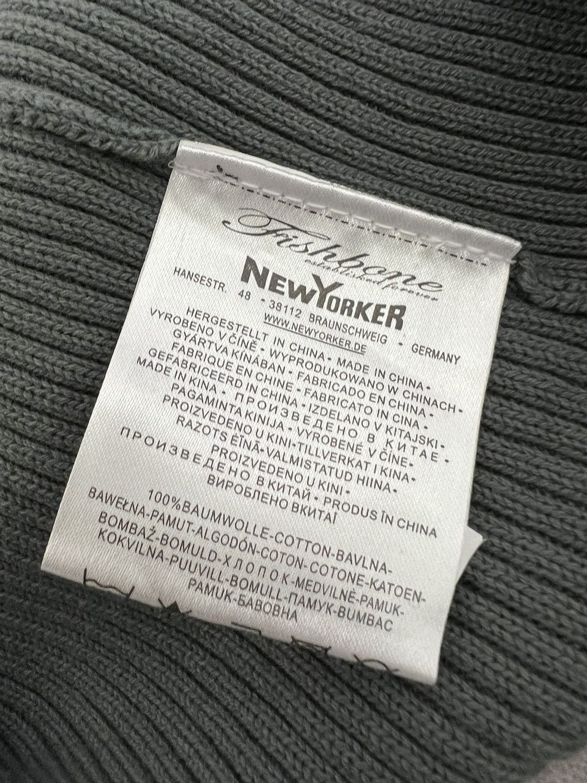 Affliction × Vintage Sweater Y2K black faded alt alternative drain opium Size US L / EU 52-54 / 3 - 9 Thumbnail