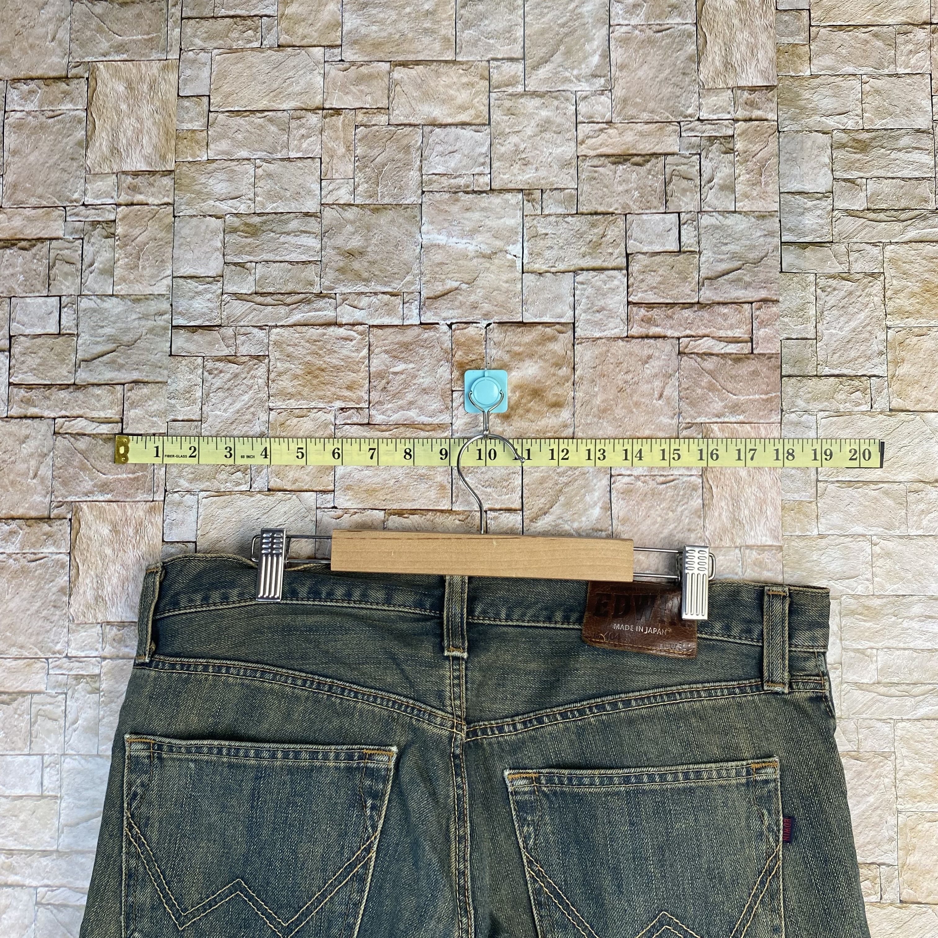 Edwin Edwin vintage Blue Denim Pants #7591 Size US 35 - 14 Thumbnail
