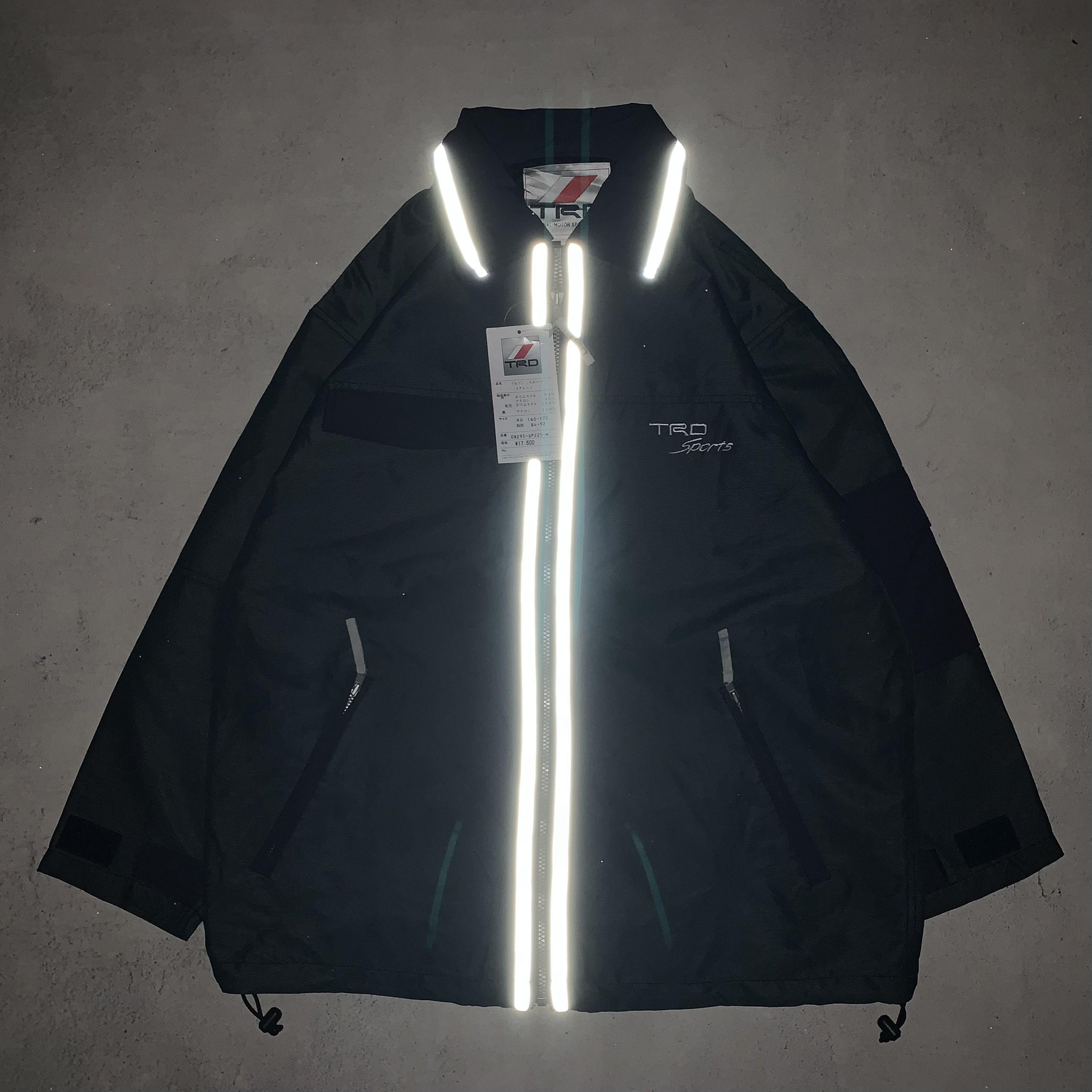 Vintage TRD Motor Sports Toyota Techno Craft Reflective 3M Jacket Size US M / EU 48-50 / 2 - 2 Thumbnail