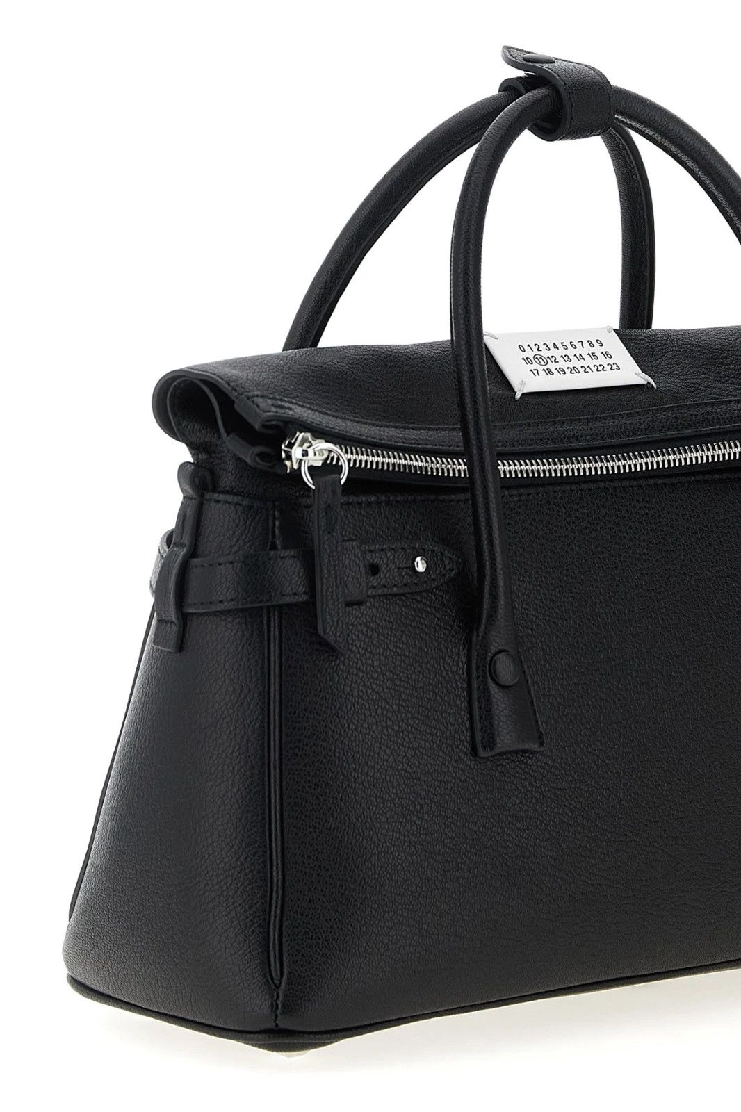 Maison Margiela Margiela 5AC Classique E/W Black Leather Top Handle Size ONE SIZE - 3 Thumbnail