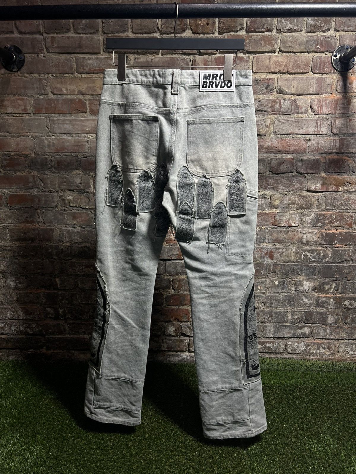 Who Decides War Who Decides War Patched Arch Embroidered Jeans Size US 28 / EU 44 - 2 Thumbnail