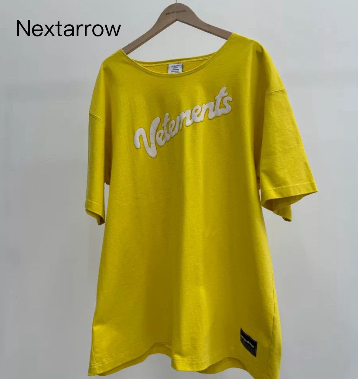Vetements Vetements Yellow Foam Logo Short Sleeve2412-Nextarrow Size US L / EU 52-54 / 3 - 1 Thumbnail