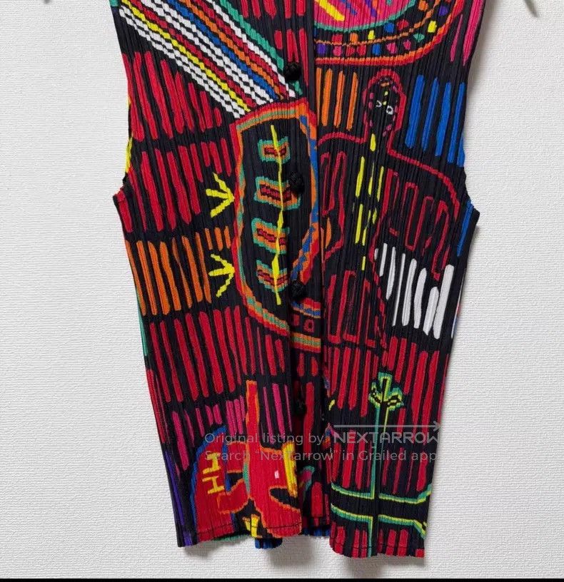 Issey Miyake Issey Miyake Chinese Stand Collar Vest Size XL / US 12-14 / IT 48-50 - 3 Thumbnail