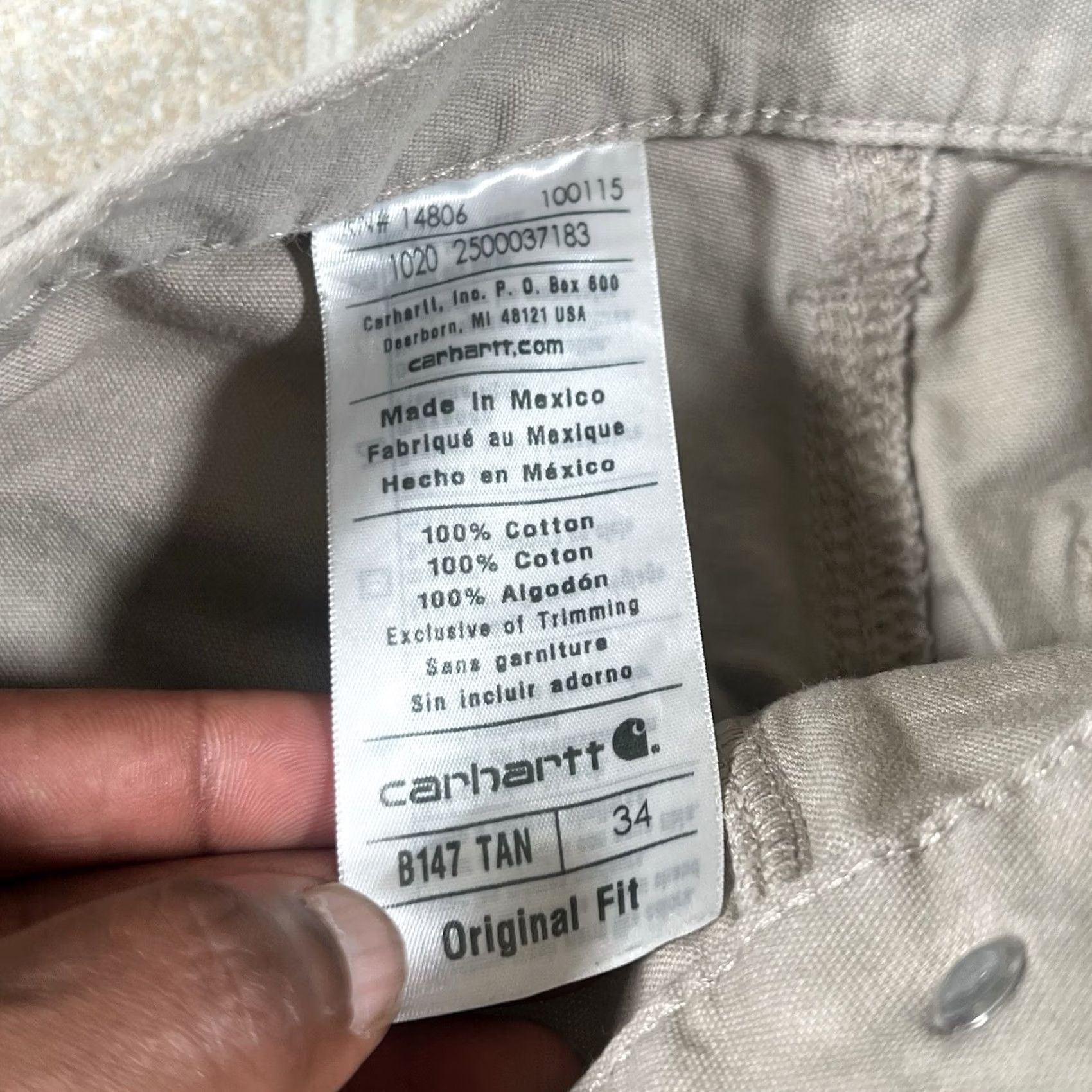 Carhartt VINTAGE Carhartt Workwear Cargo Shorts Men 32 Tan Brown Outdoor 12 Inseam Mens 32 Brown Cargo Shorts Size US 32 / EU 48 - 5 Thumbnail