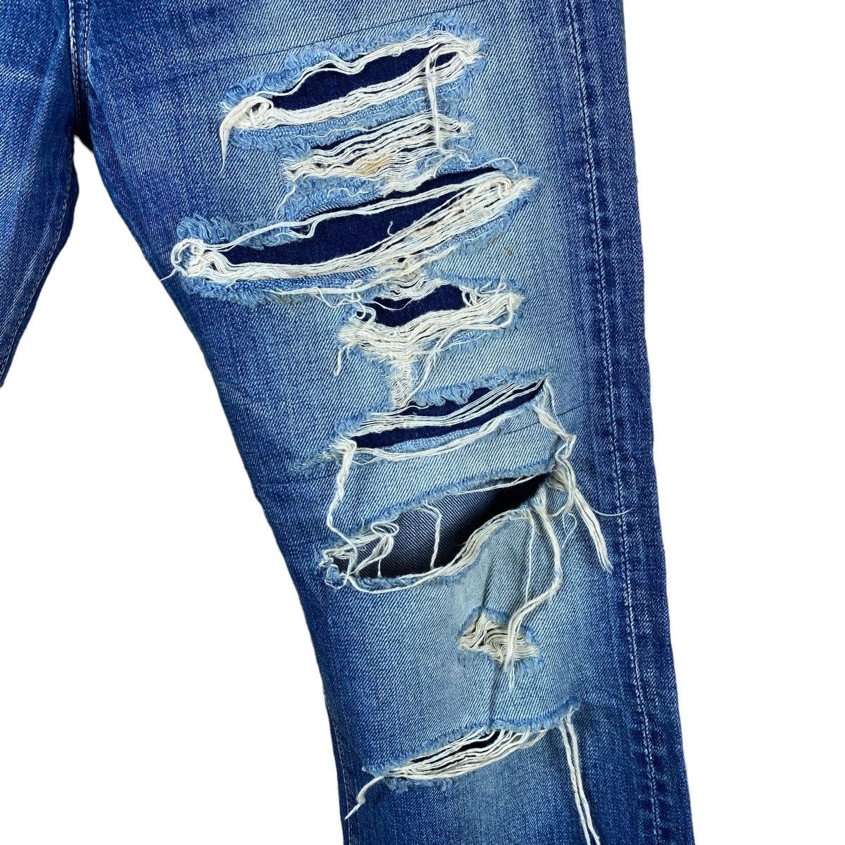 Japanese Brand × Johnbull MADE IN JAPAN ATTICK BY JOHNBULL DISTRESSED DENIM Size US 30 / EU 46 - 3 Thumbnail
