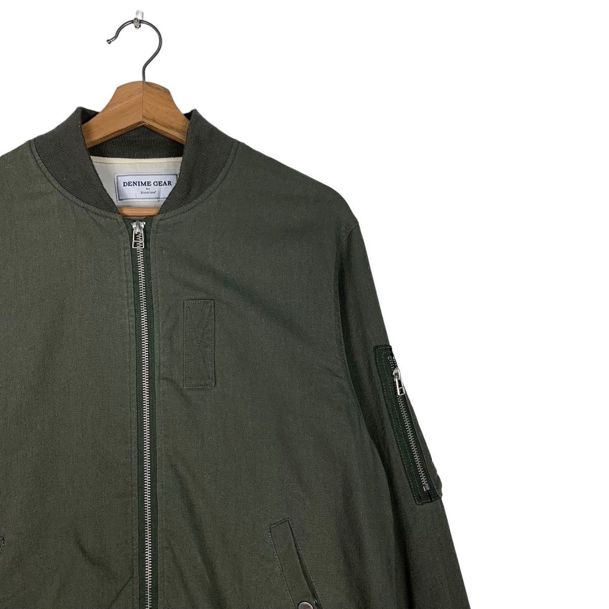 Denime DENIME GEAR Green Bomber Jacket #0933-C41 Size US L / EU 52-54 / 3 - 5 Thumbnail