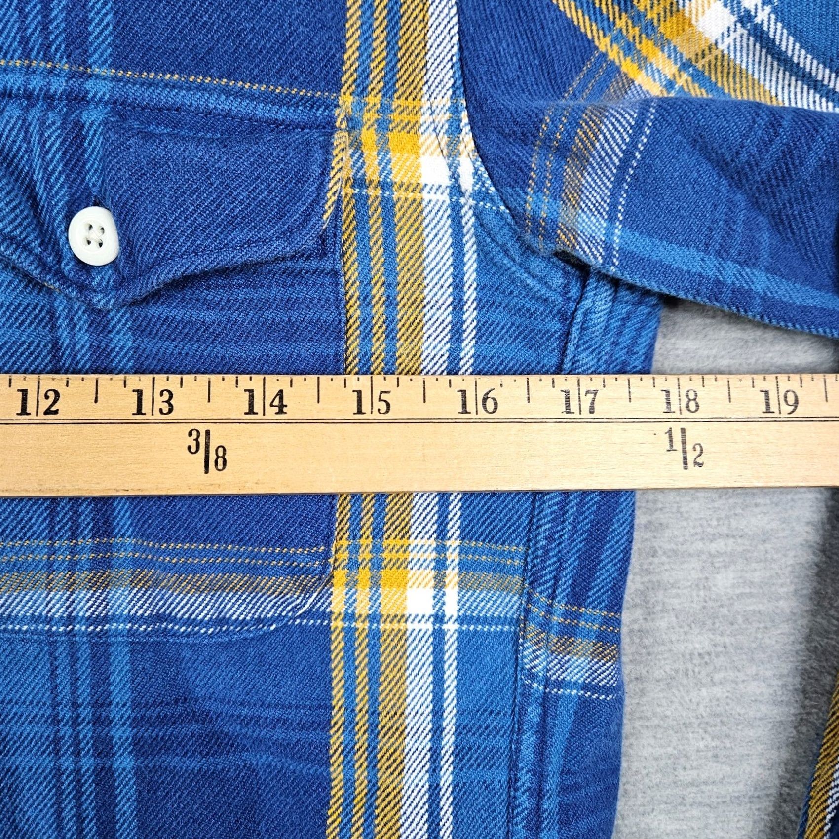 Wallace & Barnes Wallace & Barnes Men’s Plaid Button-Up Long Sleeve Casual Flannel Shirt XS Size US XS / EU 42 / 0 - 5 Thumbnail