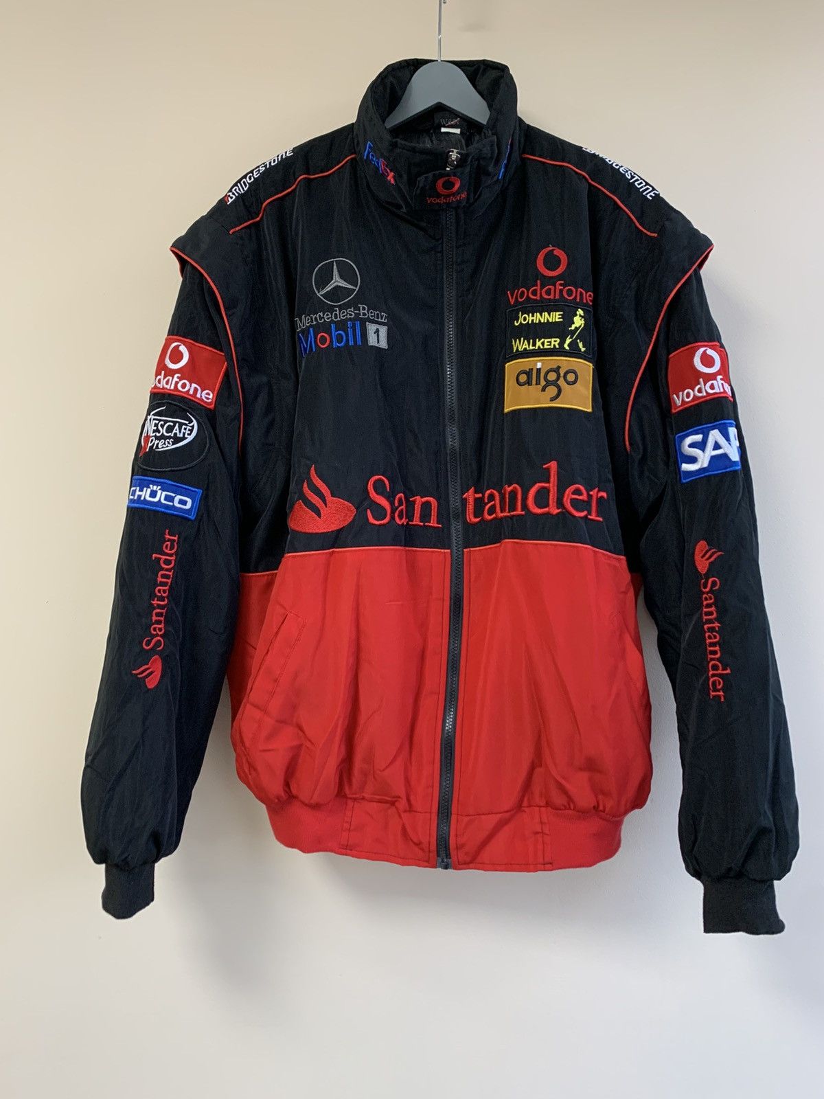 Mercedes-Benz McLaren F1 Racing Team Jacket – Vodafone Mercedes Motorsport Size US XL / EU 56 / 4 - 1 Thumbnail