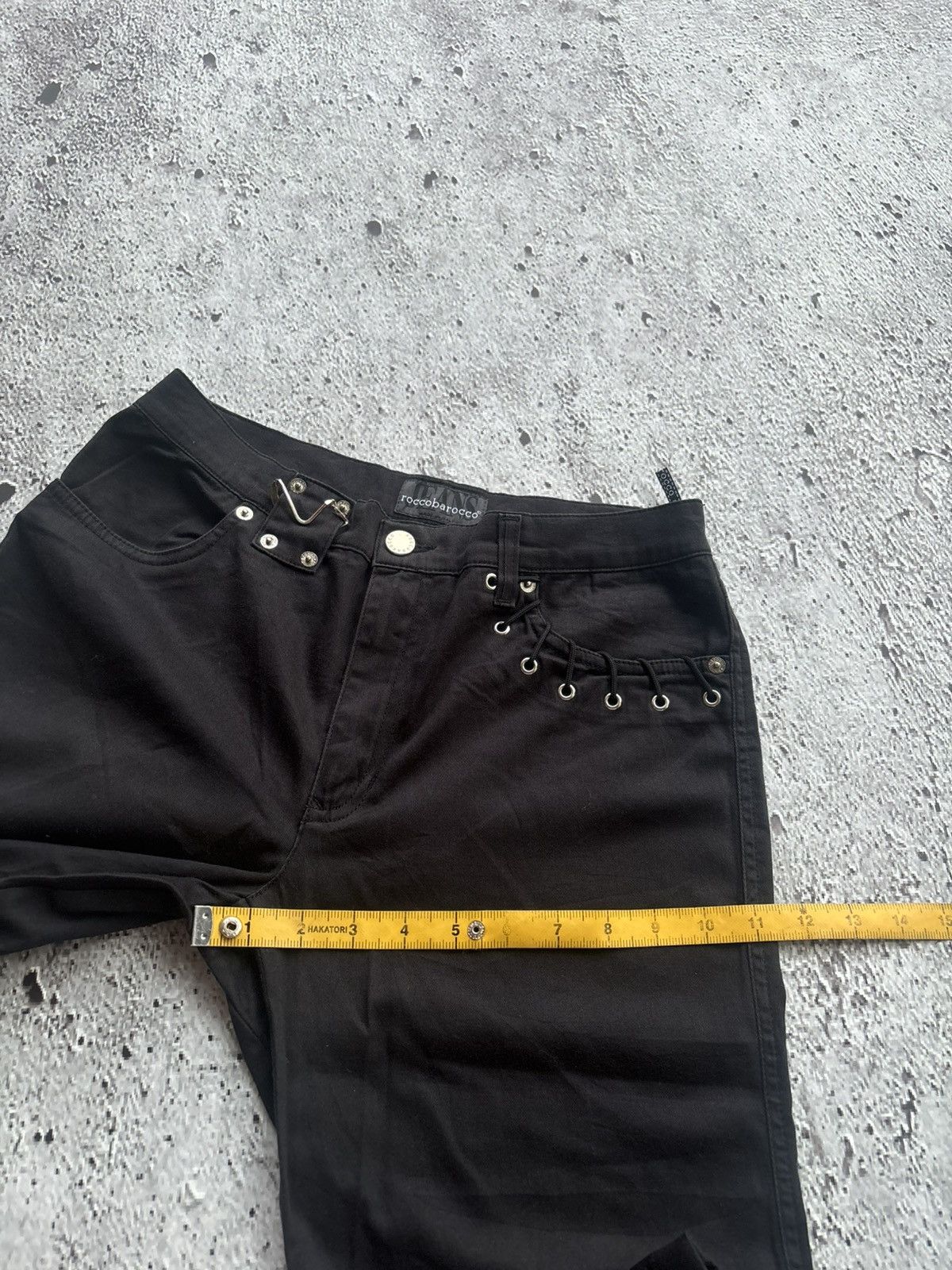 Le Grande Bleu (L.G.B.) Y2k rocobarocco black Lgb style pants Size US 28 / EU 44 - 11 Thumbnail