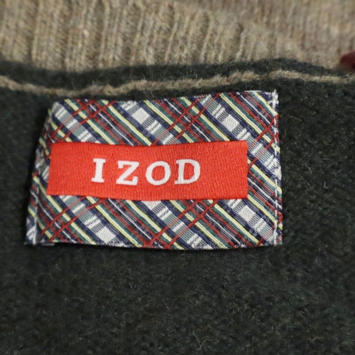 Izod Izod Wool Blend Crewneck Striped Long Sleeve Sweater Green Men's 2XL Shirt Size US XXL / EU 58 / 5 - 5 Thumbnail