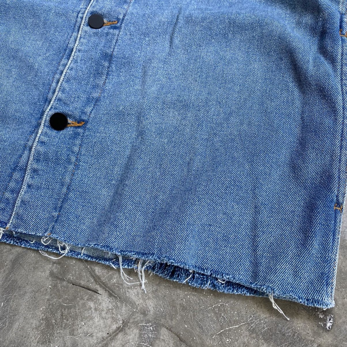 Alexander Wang 2000s Alexander Wang Riped Denim Jacket Size US L / EU 52-54 / 3 - 7 Thumbnail
