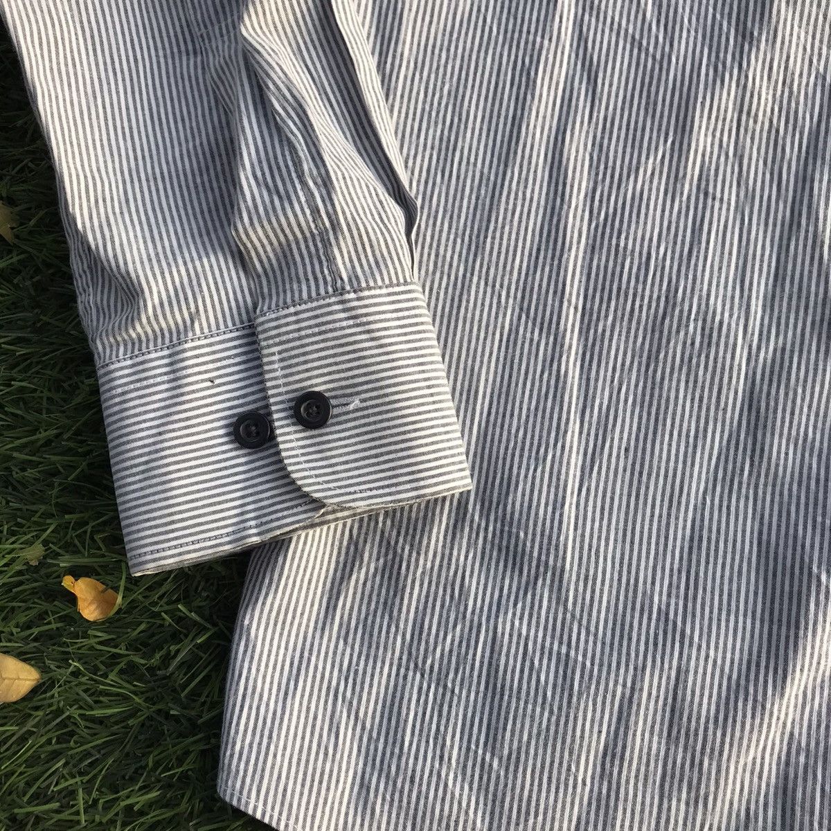 Aquascutum × Designer Aquascutum of london Stripe Shirt White Size US XL / EU 56 / 4 - 4 Thumbnail