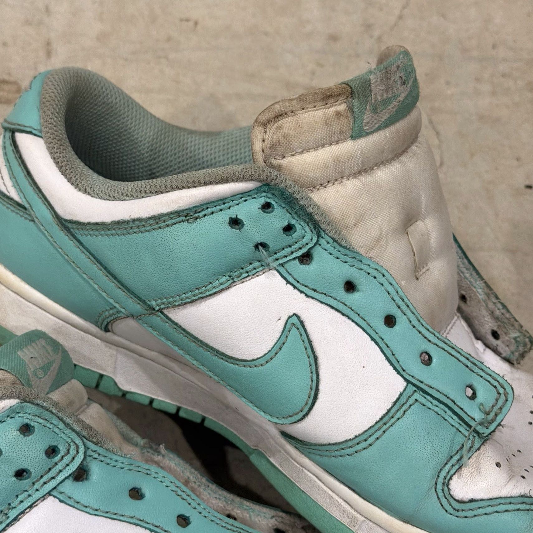Nike Nike Dunk Low Women 9.5 Green Glow Sneakers Size US 10 / IT 40 - 2 Thumbnail