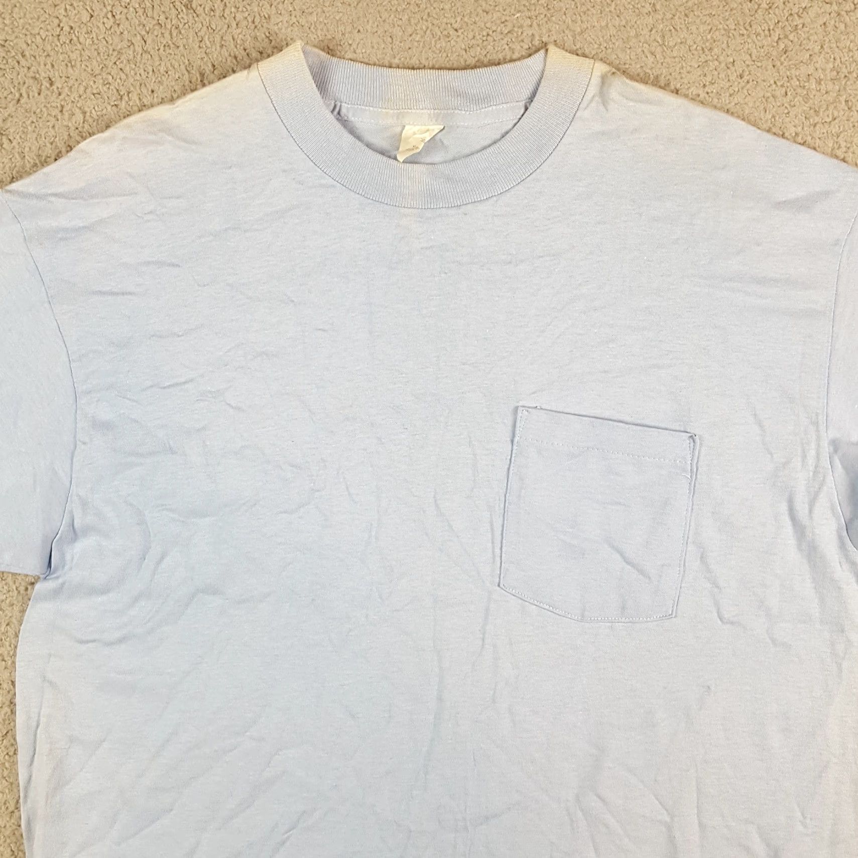Sovereign Code VINTAGE Sovereign T-Shirt Men XLT Tall 90s Grunge Blue Pocket Tee Crew Neck Cotton Shirt Size US XL / EU 56 / 4 - 3 Thumbnail