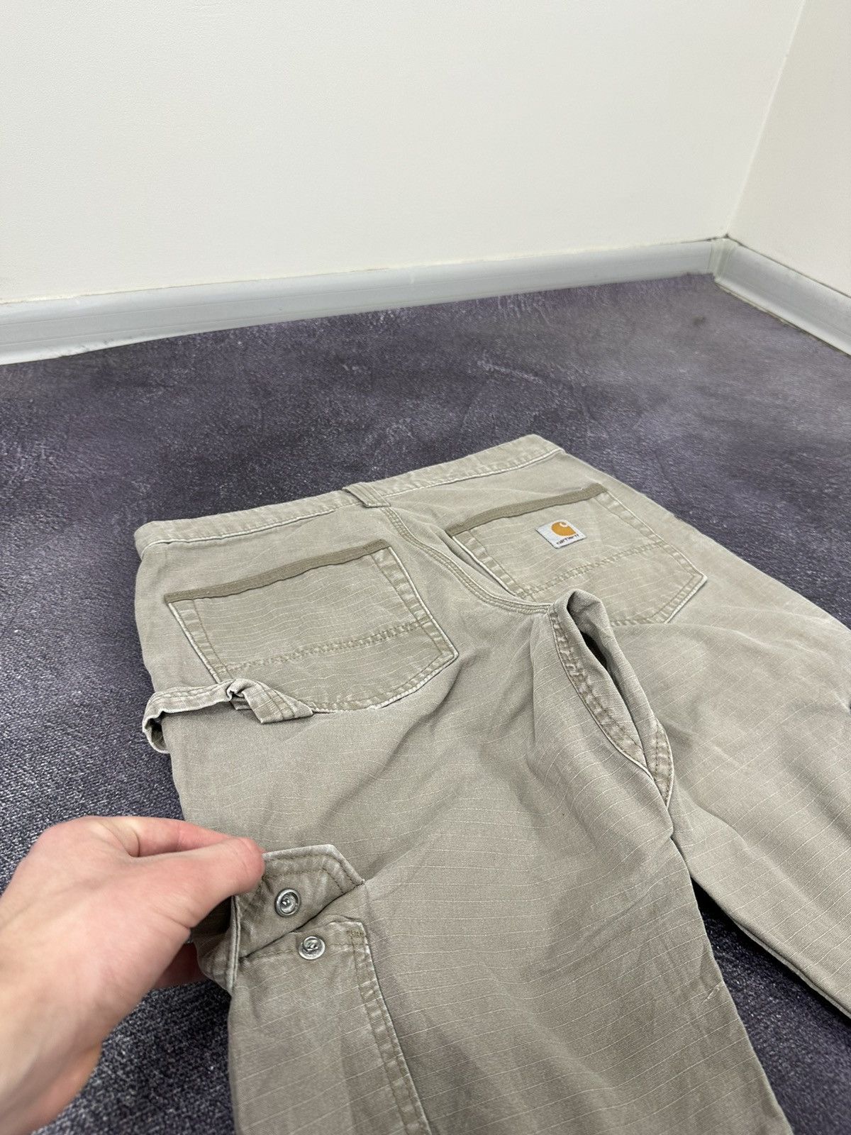 Carhartt Vintage Carhartt Double Knee Cargo Baggy Hype USA Work Pants Size US 32 / EU 48 - 7 Thumbnail