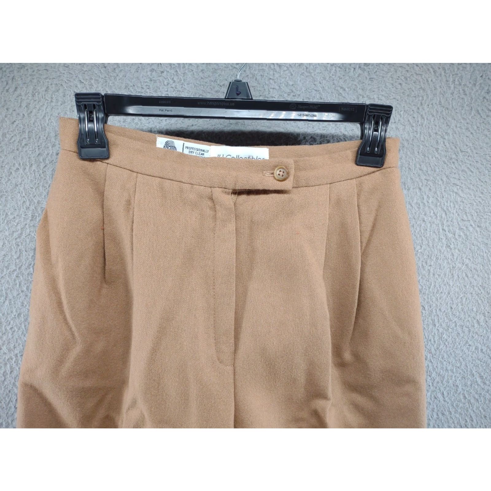 Vintage VTG JH Collectibles Wool Women's Pleated Union Made Dress Pants Measure 26x27 Size 34" / US 12 / IT 48 - 3 Thumbnail