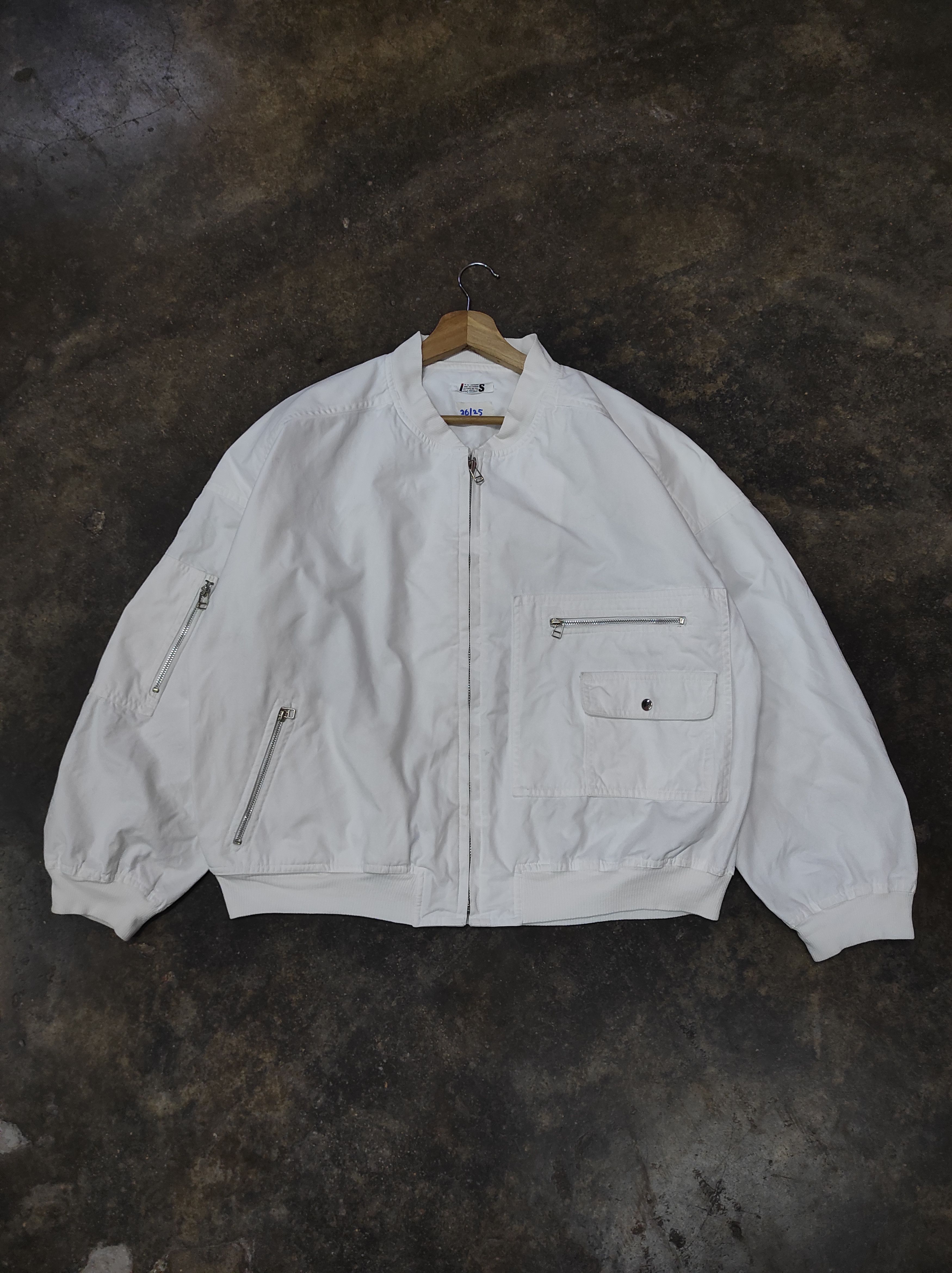 Issey Miyake × Tsumori Chisato × Vintage 80'S CHISATO TSUMORI DESIGN MA-1 COTTON BOMBER JACKET Size US M / EU 48-50 / 2 - 3 Thumbnail