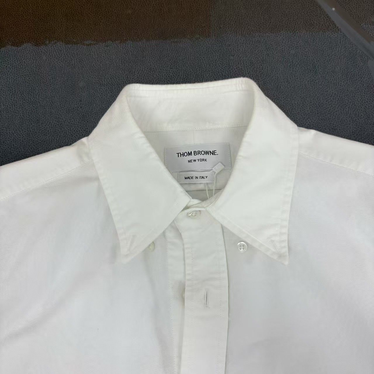 Thom Browne Thom Browne Oxford Cloth Shirt with Stripes - dmc Size US XL / EU 56 / 4 - 3 Thumbnail