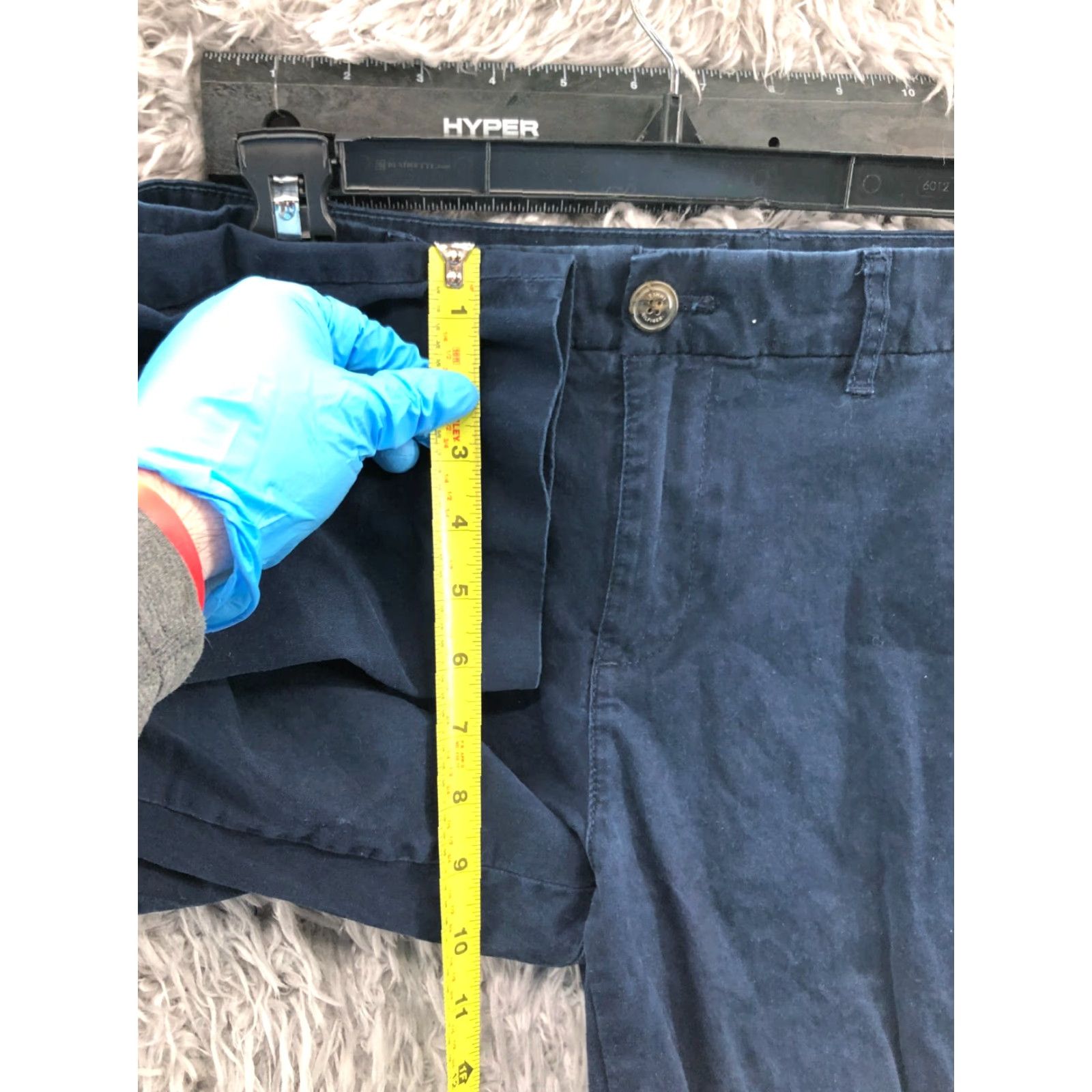 Tommy Hilfiger Tommy Hilfiger Slim Crop Chino Pants Womens Size 10 Mid Rise Blue Chino Everyday Wear Womens Size 32" / US 10 / IT 46 - 4 Thumbnail