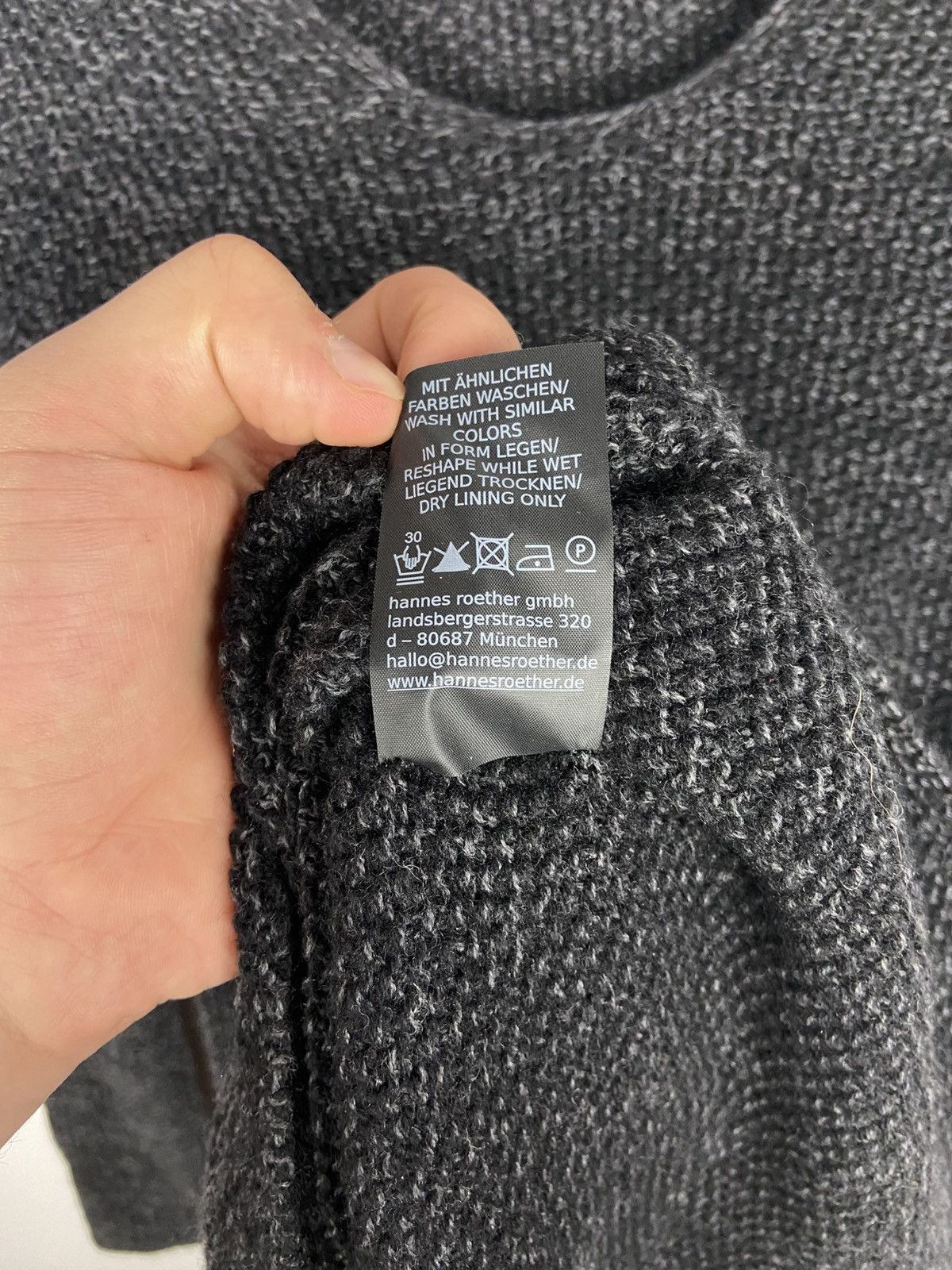 hannes roether Hannes Roether Women's Gray MerinoWool/YakWool Dress Size S / US 4 / IT 40 - 11 Thumbnail
