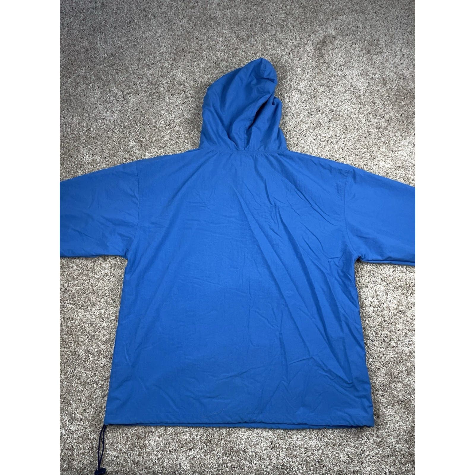 Gap VINTAGE Gap Windbreaker Jacket Mens Blue Hooded Pockets Y2K Large L Nylon Jacket Winter Outdoor Retro 90s Mens Size US L / EU 52-54 / 3 - 4 Thumbnail