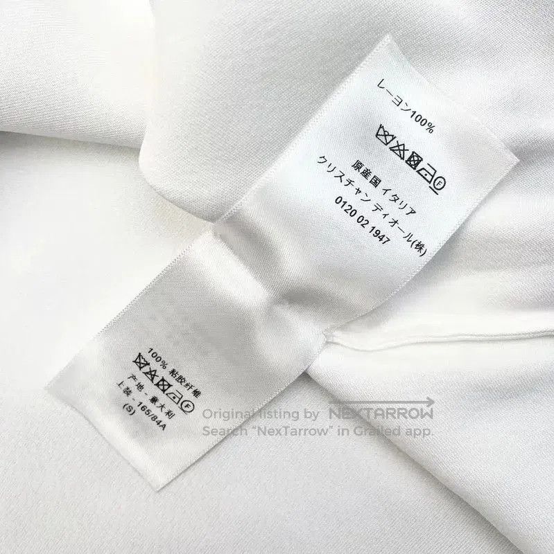Dior Dior Women's Short Sleeve White Shirt . Size S / US 4 / IT 40 - 5 Thumbnail