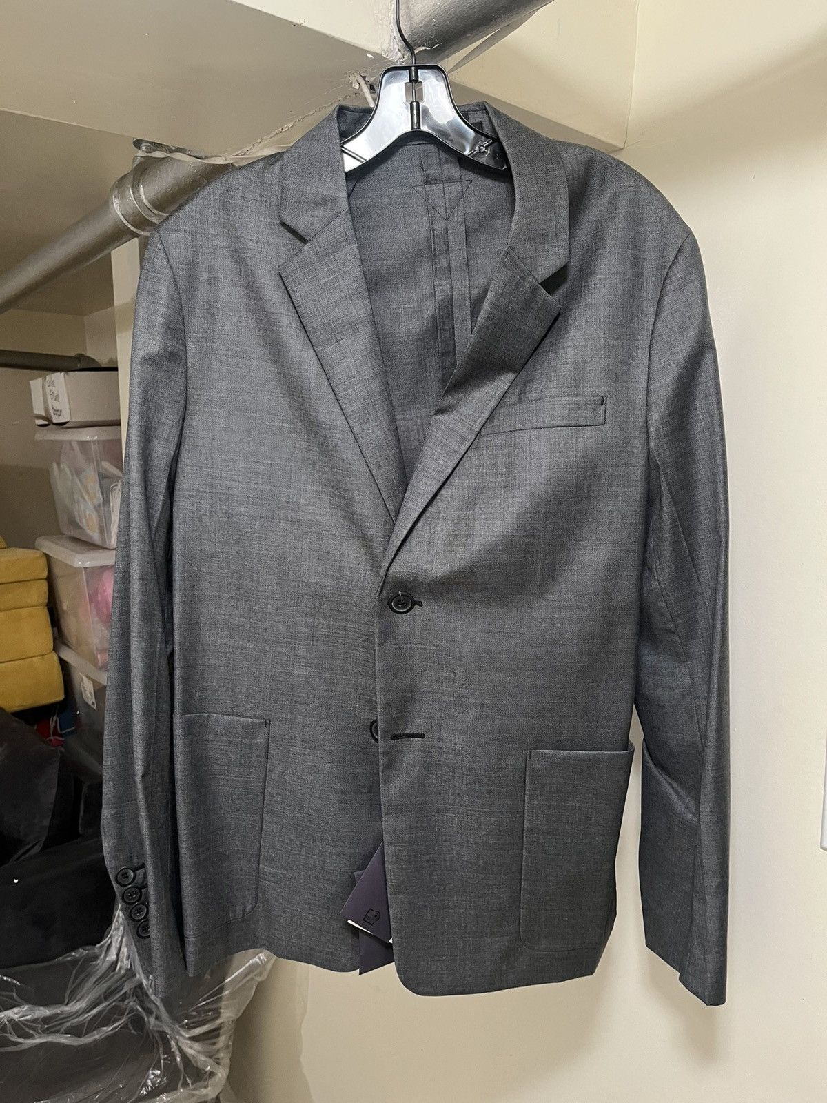 Prada Prada Wool-Blend Suit Jacket Sz 46R EU(36R us) Size 46R - 4 Thumbnail