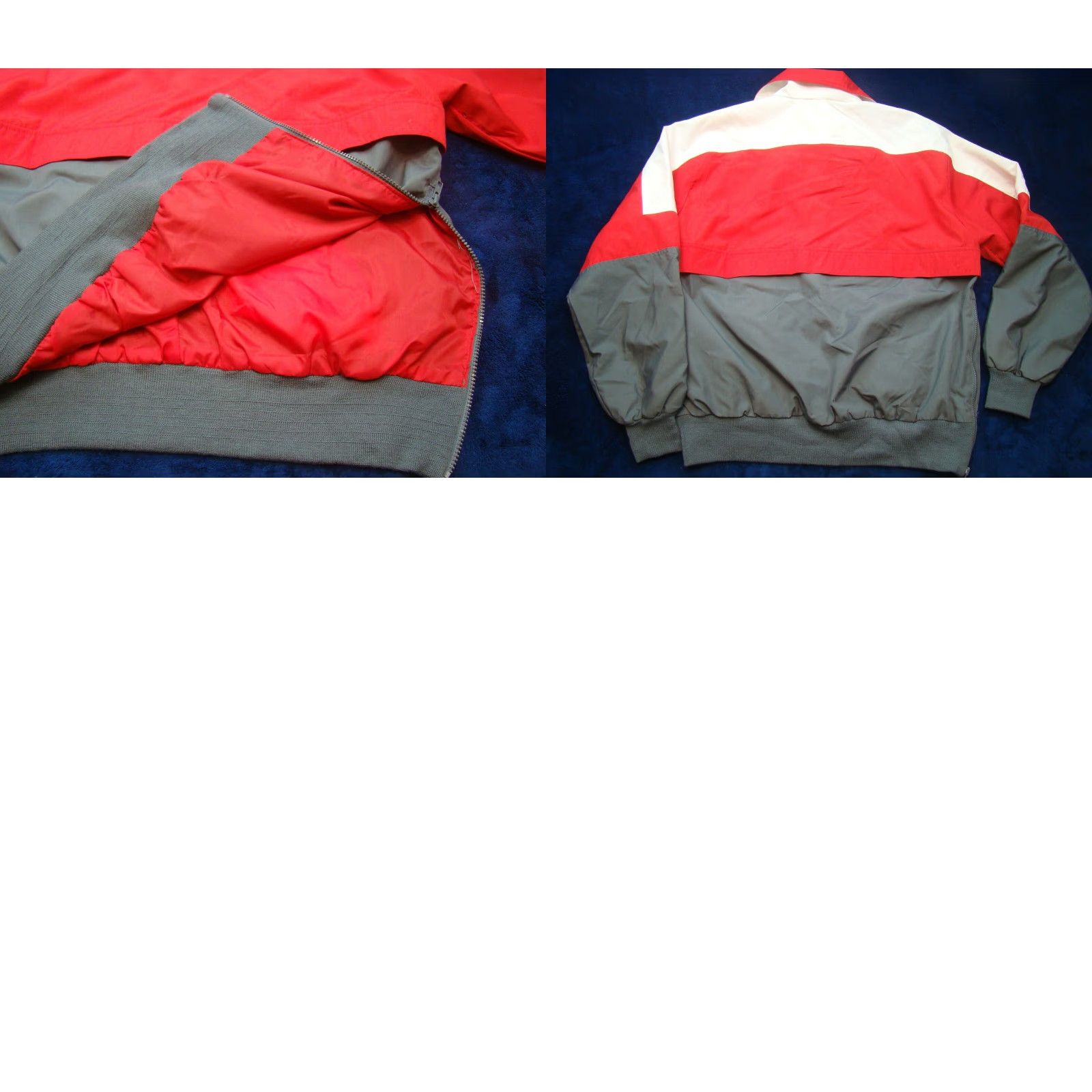 Vintage VINTAGE OSSI SKI-WEAR Mens Jacket Pullover 1/2 Zip Lightweight Red Gray - Skiing Coat Coat? Size US L / EU 52-54 / 3 - 8 Thumbnail