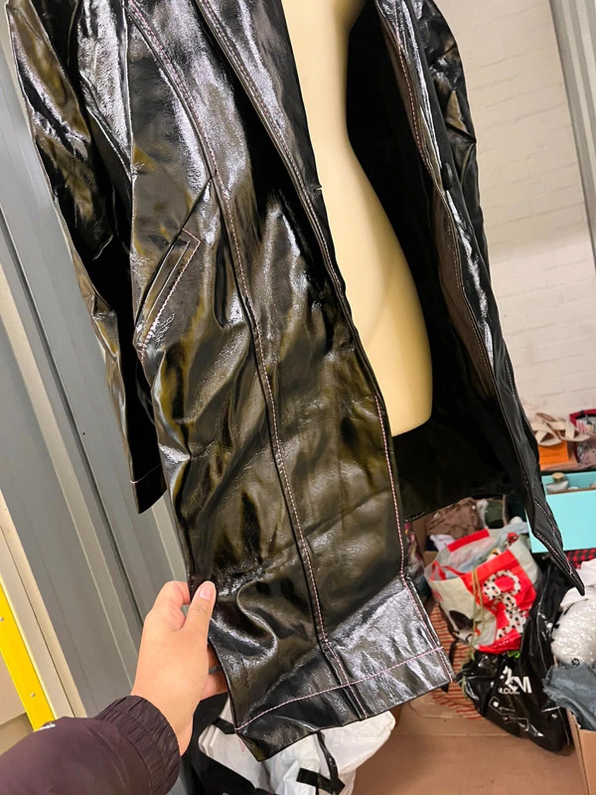 Asos Asos new vinyl coat Size M / US 6-8 / IT 42-44 - 4 Thumbnail